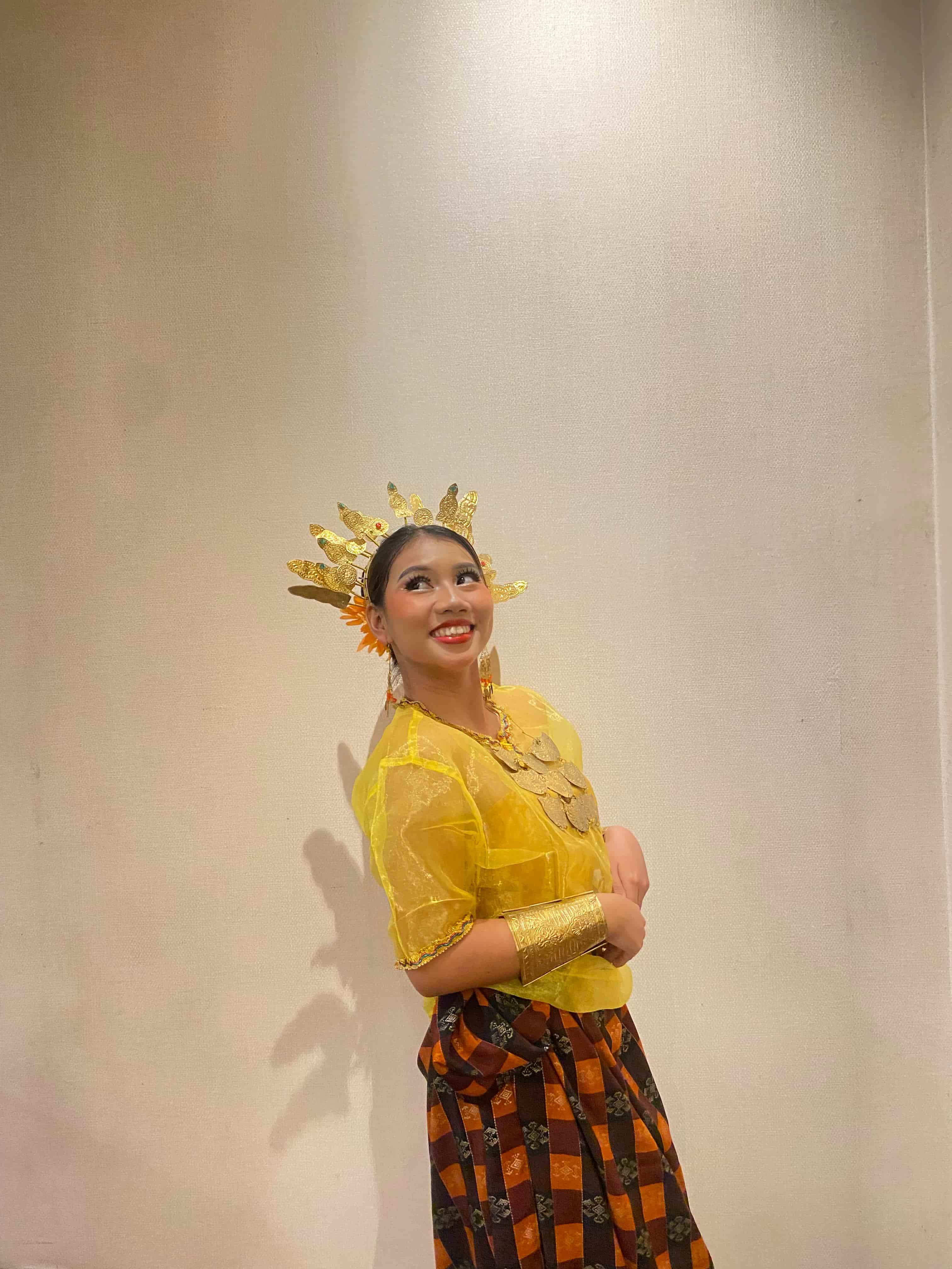 Traditional dance pose